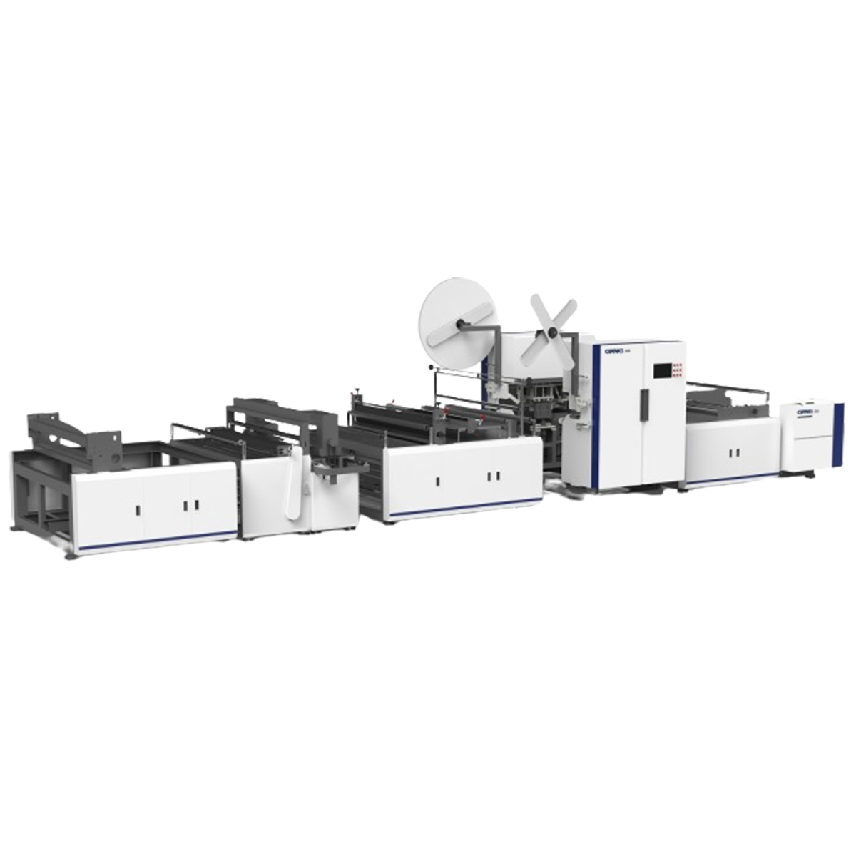 OYANG 15 XG1200 Nonwoven Çapraz Kesim, Saplı Dikiş ve Kesme Makinası